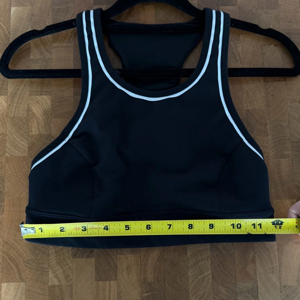 lululemon Black High-Neck Racerback Sports Bra - Picture 8 of 9